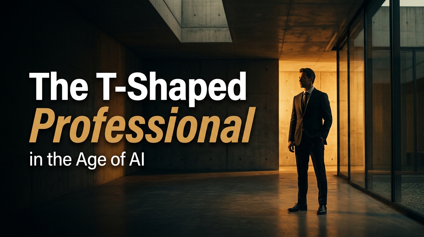 The T-Shaped Professional in the Age of AI — Video Essay The T-Shaped Professional in the Age of AI — Video Essay